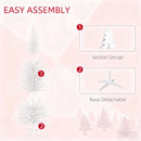 Slim Christmas Tree with Realistic Branches