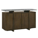 Dillon - Server With Marble Top - Natural / Walnut by Unique Piece Furniture