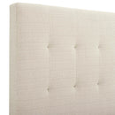 Tufted Upholstered Headboard Platform Bed by HouseOfZazla