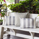 Horizon Stripe Pillow 14" x 20" - Outdoor & Indoor Set of 2