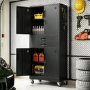 Metal Storage Cabinet with Two Drawers and Locking Doors by HouseOfZazla