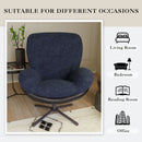 360° Swivel Office Chair, No Wheels by HouseOfZazla