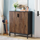 Shoe Cabinet With Doors, 5 Tiers Shoe Storage Organizer by HouseOfZazla