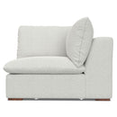 Jasmine - Corner Sofa Module - Gray by HouseOfZazla