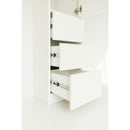 Elise - Modular Closet System With Mirror - White - Wood