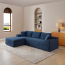 105'' Modular Sectional Sofa with Deep Seat and Chaise by HouseOfZazla