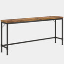 Tribesigns - Extra Long Console Table - Brown / Black by HouseOfZazla