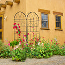 Metal Garden Trellis Rustproof Trellis For Climbing Plant, Outdoor Flower Support by HouseOfZazla