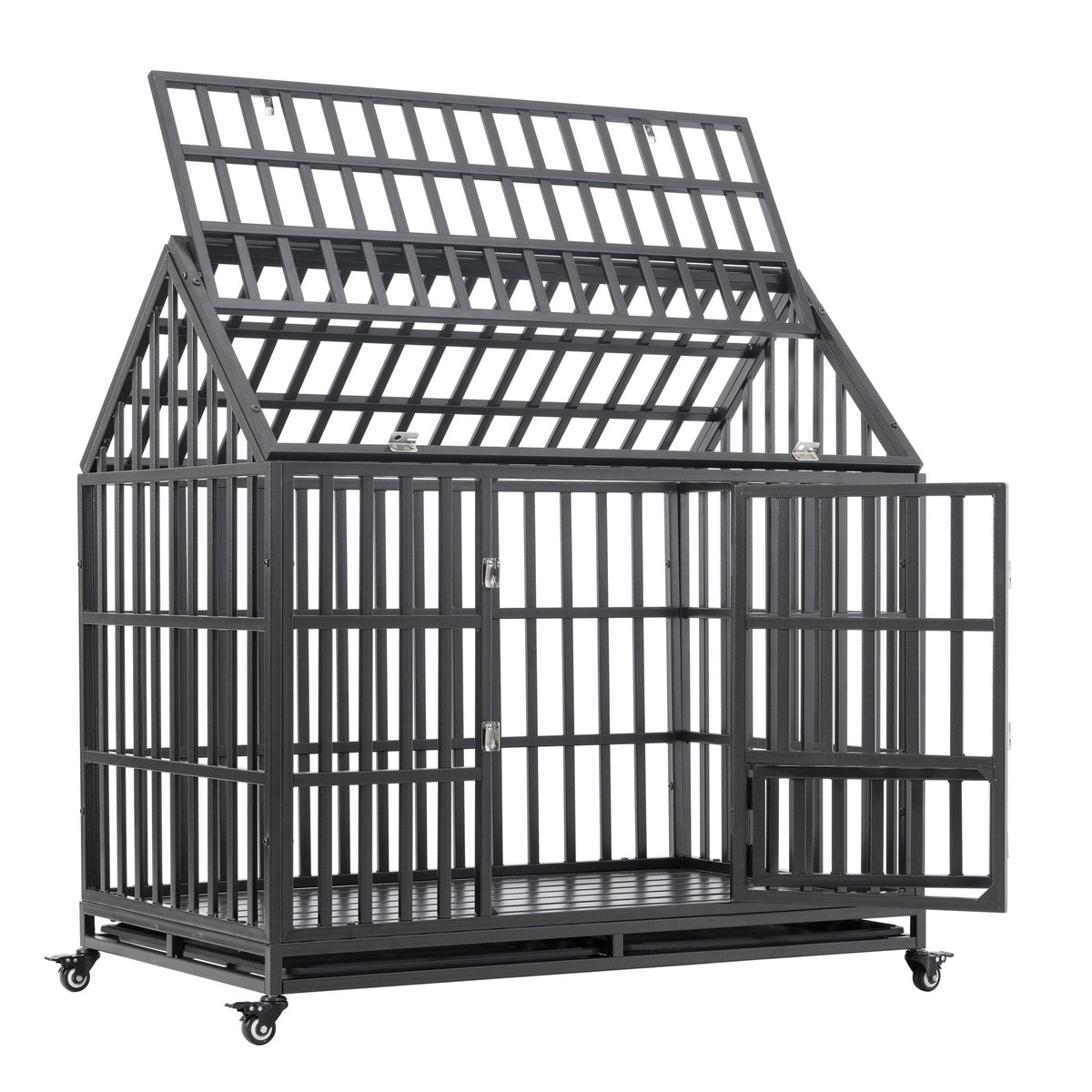 Heavy Duty Dog Crate Lockable Wheels, photo 38 of 40