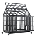 Heavy Duty Dog Crate Lockable Wheels