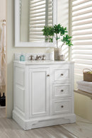 James Martin De Soto 30" Single Bathroom Vanity, Bright White