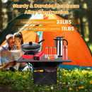 Foldable Camping Table With Storage Basket Rustproof Portable Aluminum Alloy Roll-Up Camping Table With Carrying Bag For Camping Hiking BBQ Picnic Fis by GBruno Store