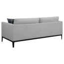 Montauk - Upholstered Sofa With Reversible Cushions - Light Gray by HouseOfZazla