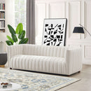 April - Mid-Century Modern Luxury Tight Back Boucle Couch by HouseOfZazla