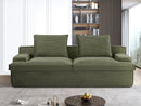 Nimbus - Oversized Full Foam 4 Seater Couch For Living Room Upholstered In Soft, Wide Armrests by HouseOfZazla