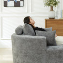 Single Sofa, Sleeper Chair For Living Room - Gray by HouseOfZazla