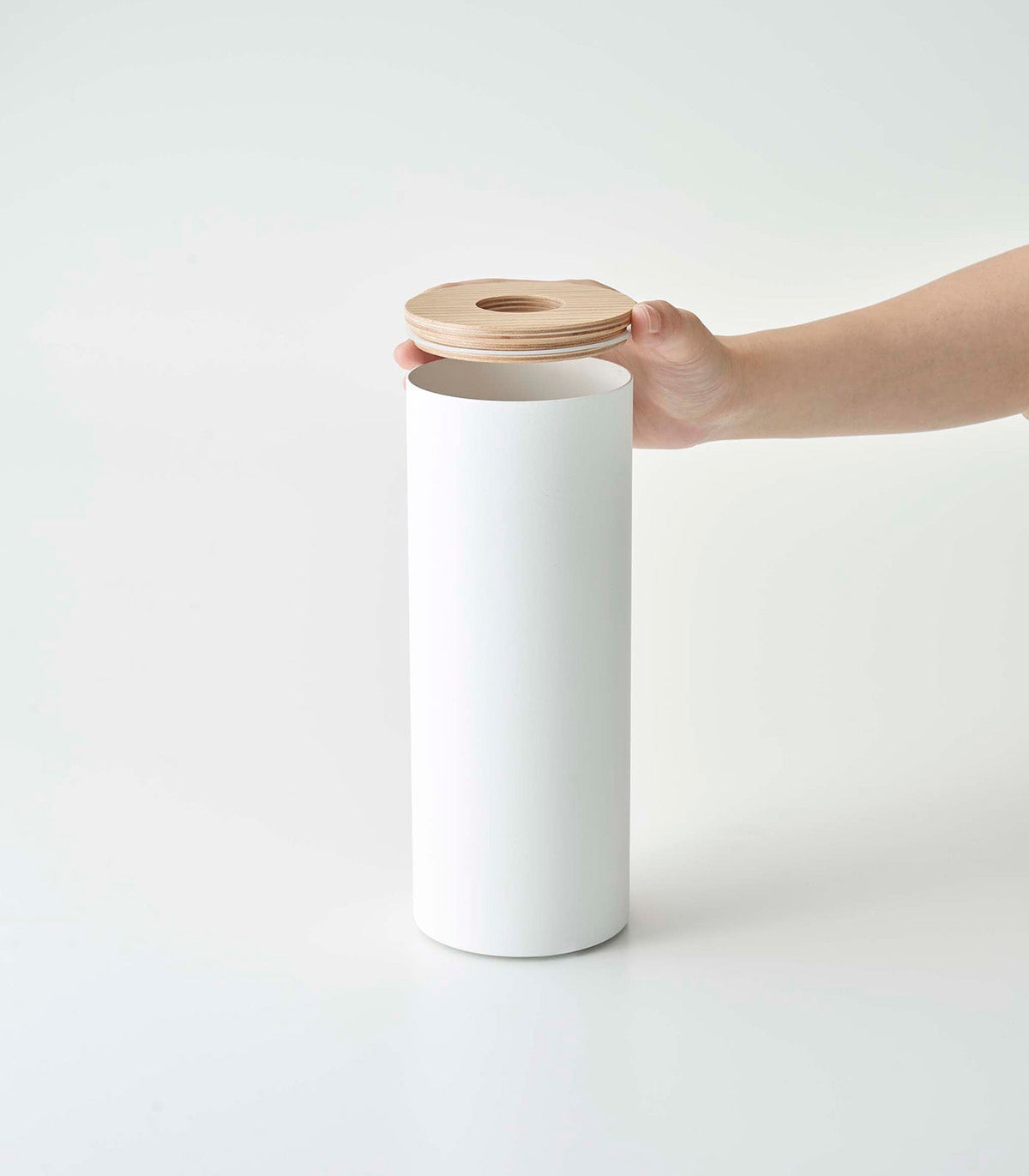 Round Tissue Case - Steel + Wood, photo 26 of 36