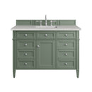 James Martin Brittany 48" Single Bathroom Vanity, Smokey Celadon