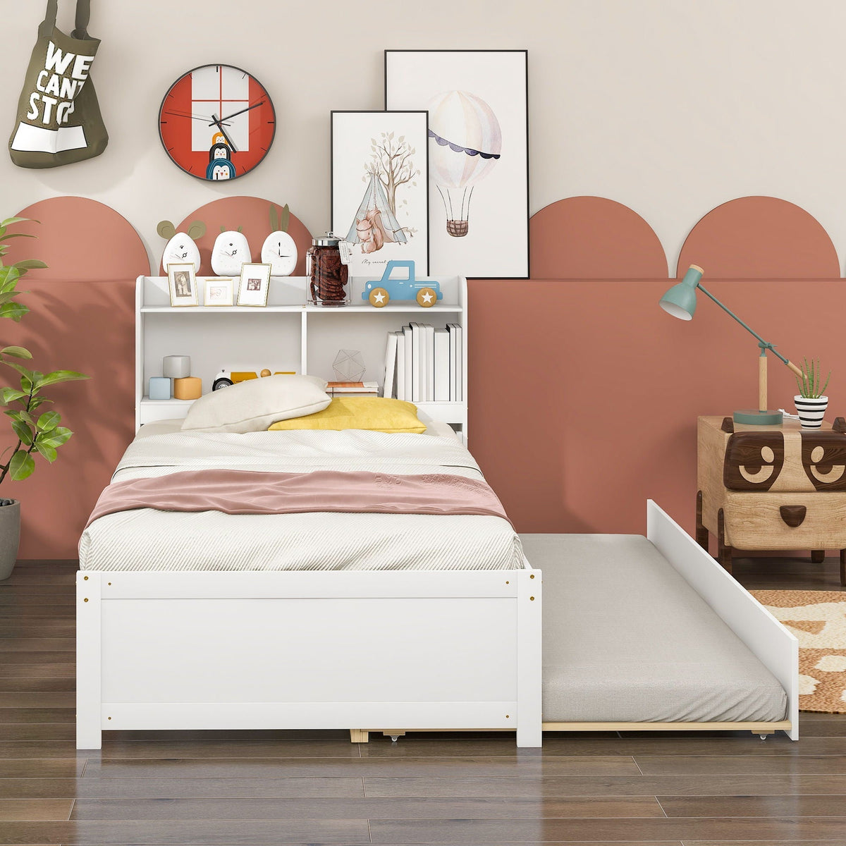 Twin Bed With Trundle, Bookcase, photo 10 of 12