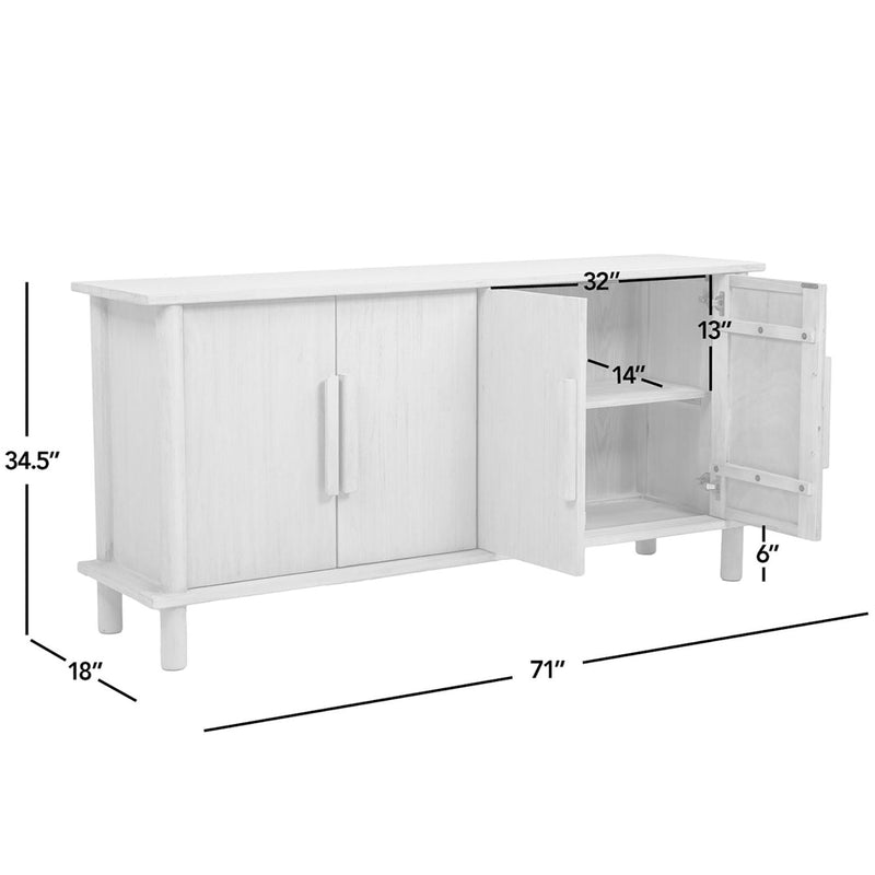 Milo - 4 Door Sideboard - Natural, photo 10 of 13