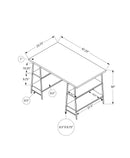 Computer Desk For Home Office, Storage Shelves, Industrial Design by HouseOfZazla
