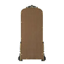 24" x 48.5" Antique Gold Arched Mirror with Metal Frame, Full Length Mirror for Living Room Bathroom Entryway