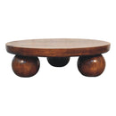 Central Ball Table - Chestnut by Unique Piece Furniture