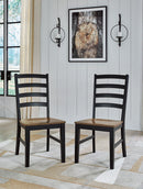Wildenauer - Dining Room Side Chair (Set of 2) - Brown / Black by Unique Piece Furniture