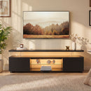 TV Stant With LED And Large Side Cabinet by HouseOfZazla