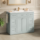 48" Mint Green Bathroom Vanity