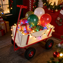 Wooden Children's Outdoor Stroller with Four-Wheel Design by HouseOfZazla