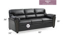 Olney - Sofa - Black by HouseOfZazla