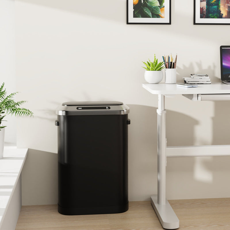 50L Smart automatic Trash Cans - Full Intelligent Sensor - BLACK