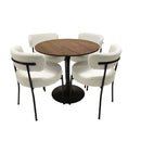 Mid-Century Modern Dining Chair With Curved Backrest by HouseOfZazla