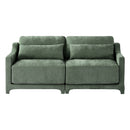 Elegant Sofa With Ergonomic Design And Lumbar Pillows by HouseOfZazla