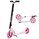 Portable Folding Sports Kick Scooter with LED Wheels-Pink by LJGDeals