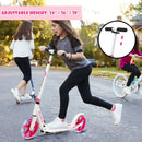 Portable Folding Sports Kick Scooter with LED Wheels-Pink by LJGDeals