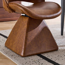 Modern Swivel Dining Chair With High Back by HouseOfZazla