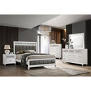 Barzini - 2 Drawer Nightstand Storage - White by HouseOfZazla