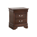 Louis Phillipe - Storage Nightstand - Cappuccino by Unique Piece Furniture
