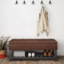 Cosmopolitan - Storage Ottoman Bench With Open Bottom by Unique Piece Furniture
