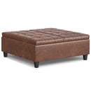 Harrison - Upholstered Coffee Table Storage Ottoman by Unique Piece Furniture