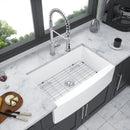 Farmhouse Sink, Apron Front Single Bowl With Arch Edge Design by HouseOfZazla