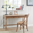 Tabitha - Desk With Drawer And Turned Legs - Natural by Unique Piece Furniture