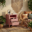 Fluted Nightstand With 2 Drawers by HouseOfZazla