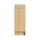 Slim Freestanding Bathroom Storage Cabinet - Light Oak