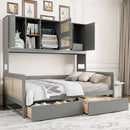 Daybed And All In One Cabinet And Shelf by HouseOfZazla