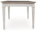 Skempton - RECT DRM Table w/Storage - White