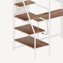Metal Loft Bed With Built - In Charging Station And LED Light by HouseOfZazla