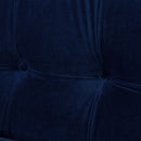 Jack - Modern Tuxedo Tufted Sofa - Navy Blue by HouseOfZazla